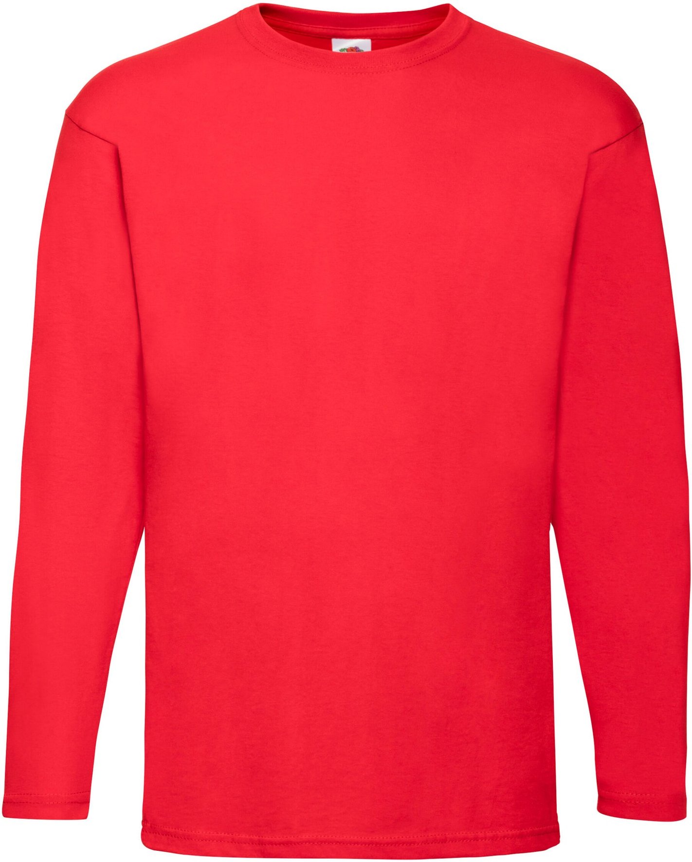 Thumbnail - Fruit of the Loom - "Valueweight" T-Shirt für Herren/Damen Unisex Langärmlig (Rot)