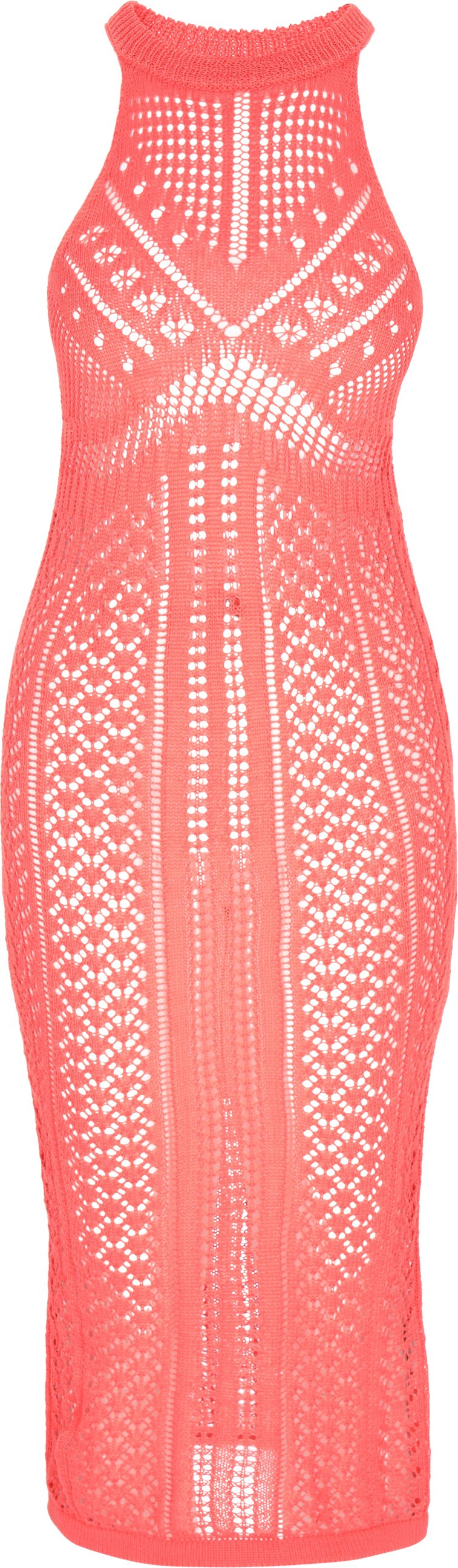 IZIA Kleid Frauen Koralle