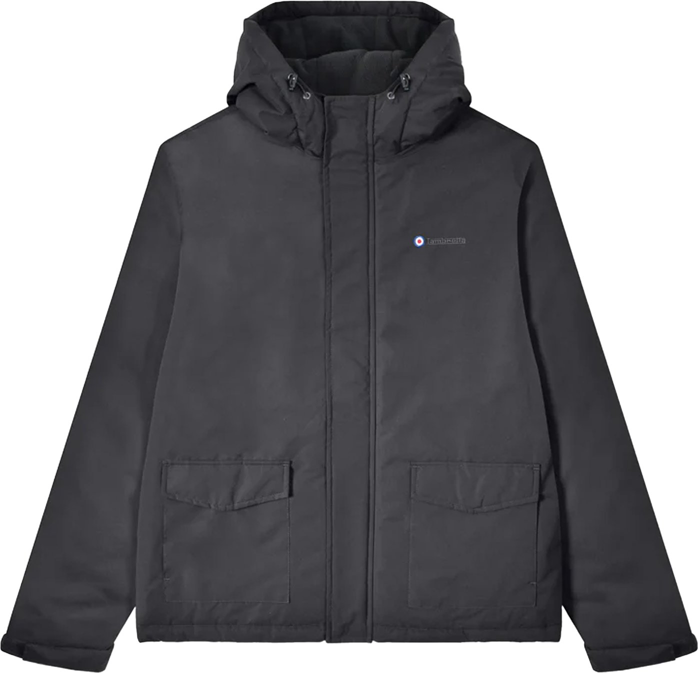 Lambretta - "AW25" Steppjacke für Herren, mit Kapuze (Schwarz)