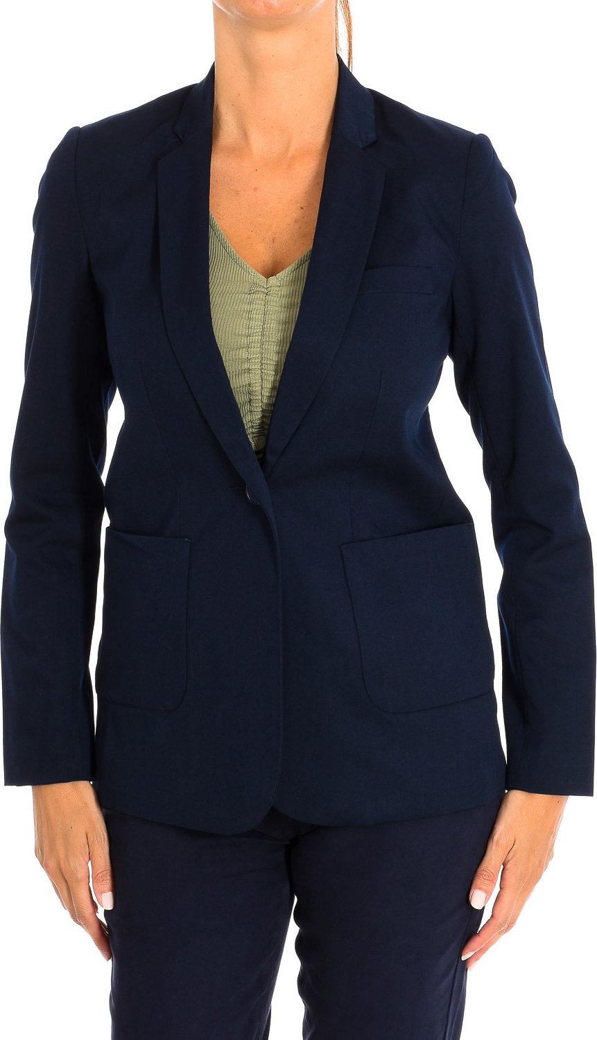 Langärmeliger, schmal geschnittener Blazer 9062 woman
