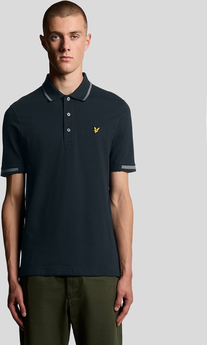 Lyle & Scott Poloshirt mit Birdseye-Streifen - Mehrfarbig