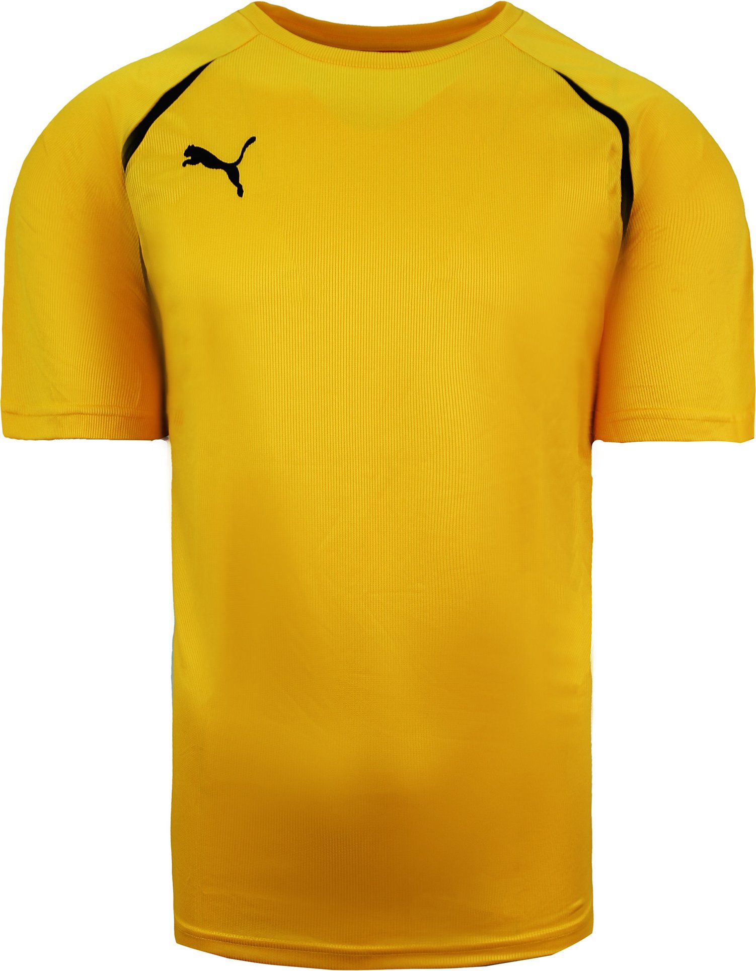 Puma Vencida Football Shirt Short Sleeve Crew Neck Herren gelbe Top 700754 07