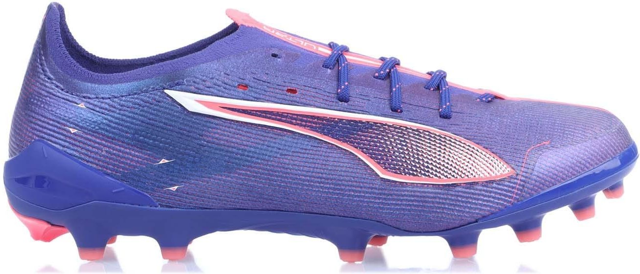Puma - "Ultra 5 Ultimate" Fußballschuhe mit festem Boden für Damen (Dunkelblau/Blassrosa/Weiß)