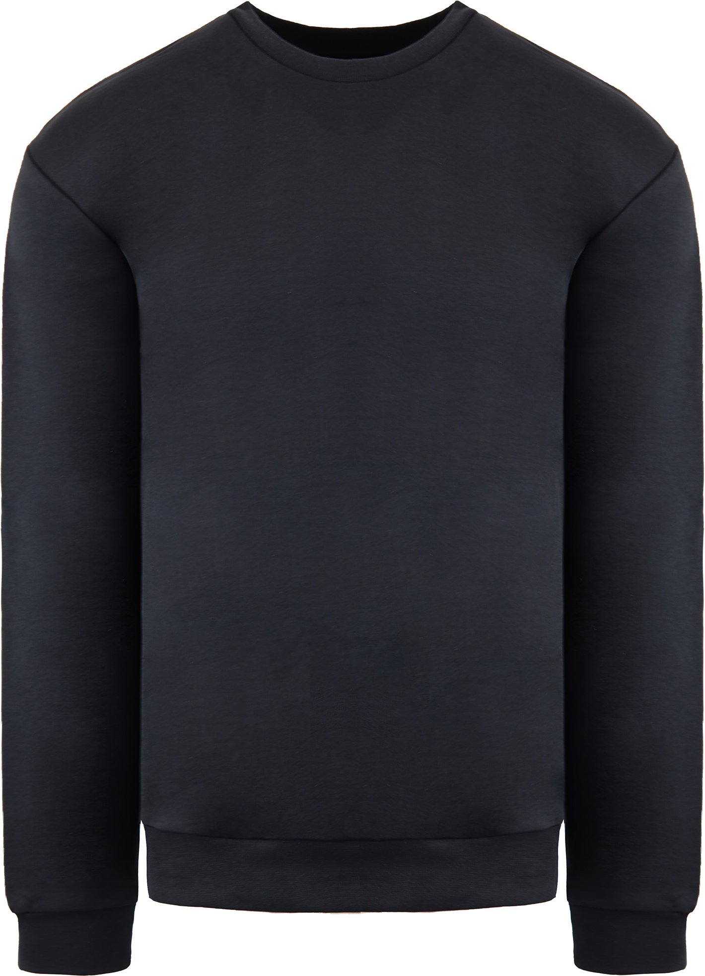 Emporio Armani Herren gewaschener schwarzer Pullover