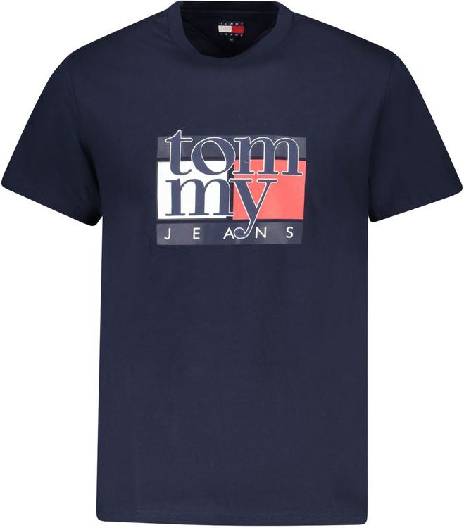 Tommy Hilfiger Blaues Baumwoll-Herren-T-Shirt