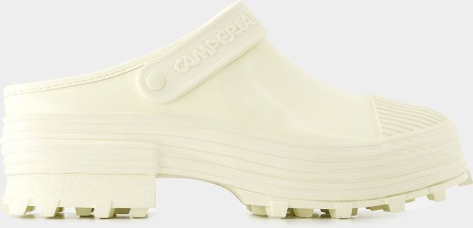 Traktori Pantoletten - Camper - Leder - Weiß