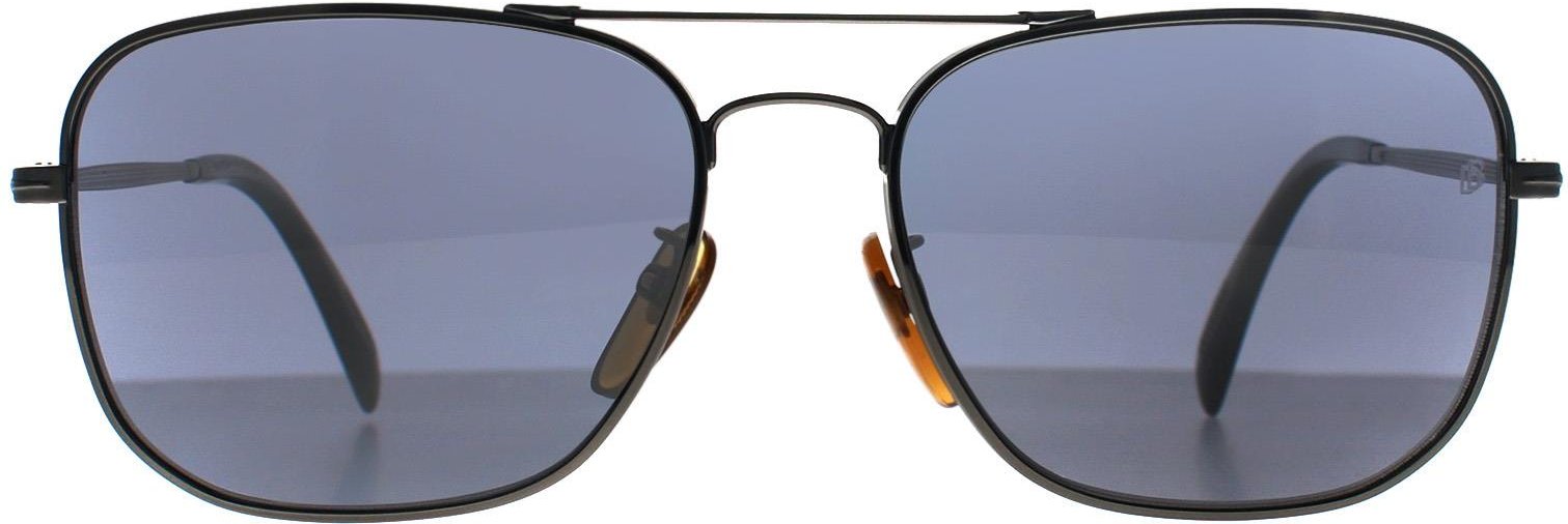 David Beckham Aviator Herren dunkel Ruthenium grau DB 1093/S