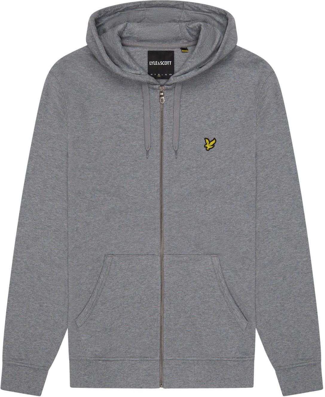 Thumbnail - Lyle & Scott - Hoodie mit durchgehendem Reißverschluss für Herren (Grau)