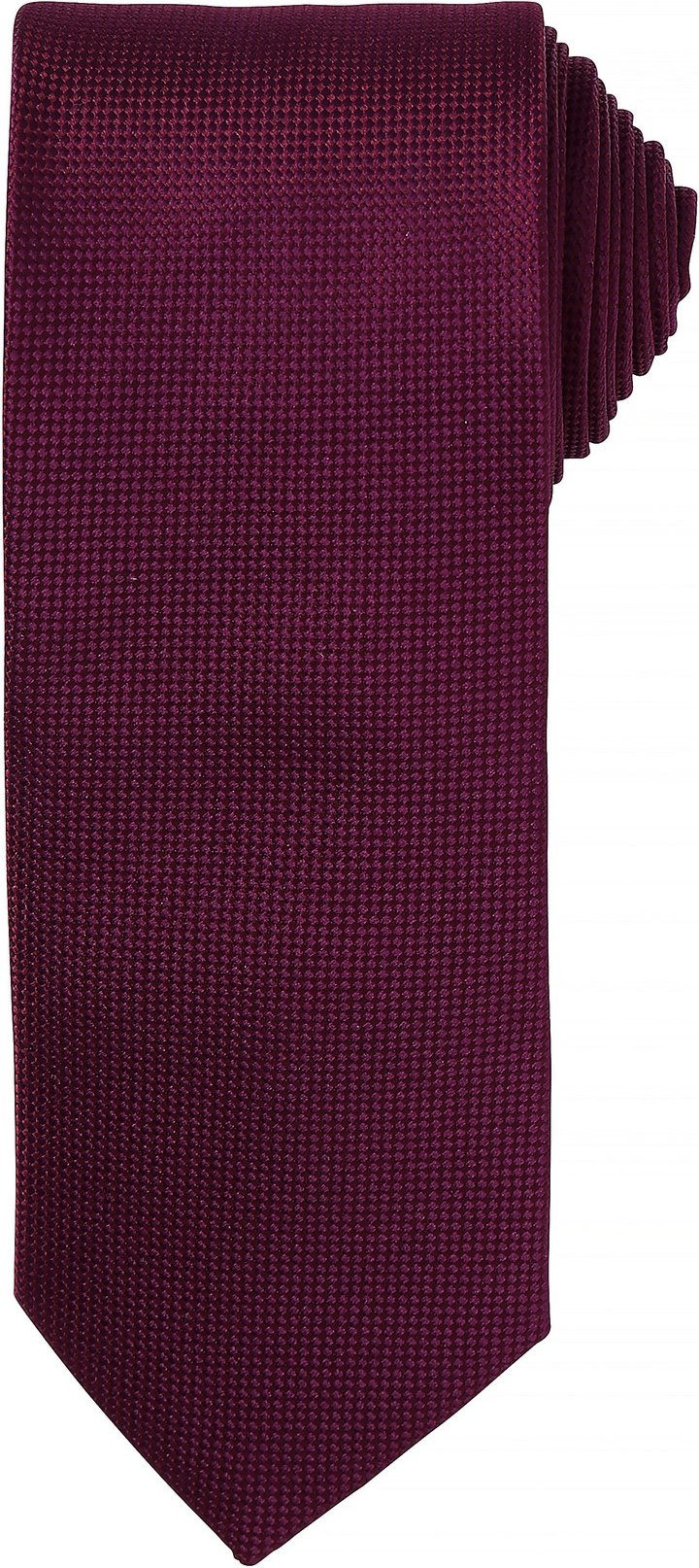 Thumbnail - Premier Mens Micro Waffle Formal Work Krawatte (2er-Pack) (Aubergine)