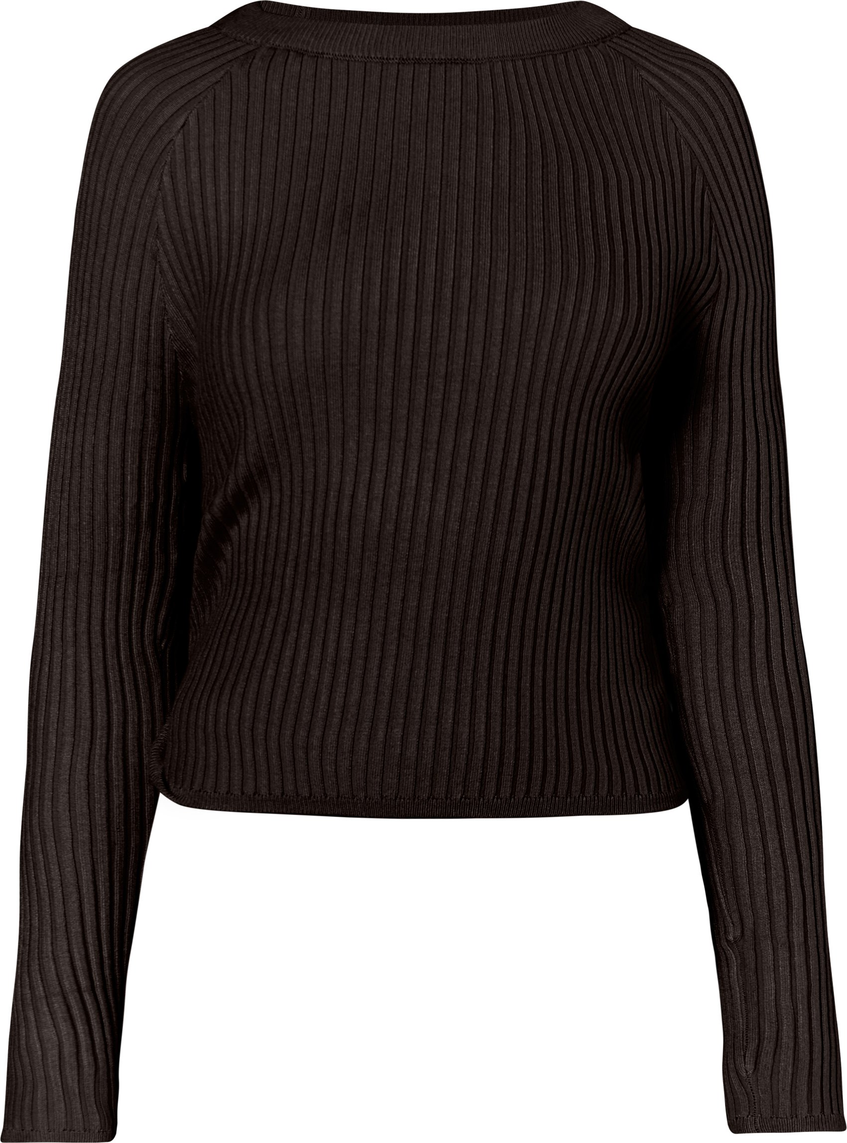 Mymo Rückenfreier Pullover Damen dunkelbraun