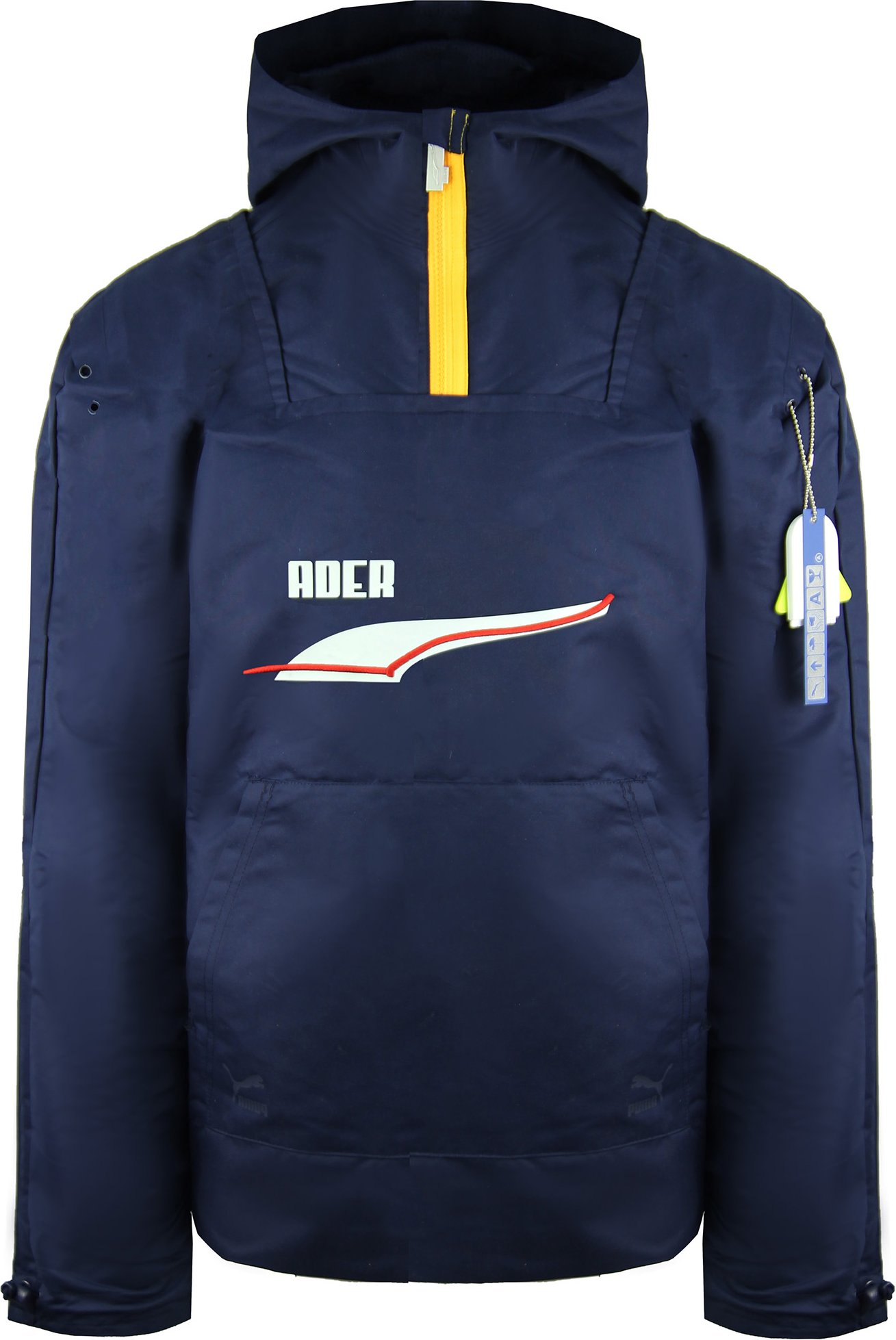 PUMA X -Aderfehler Langhülle mit Kapuze -Marine -Herren Windbrecher 595535 06