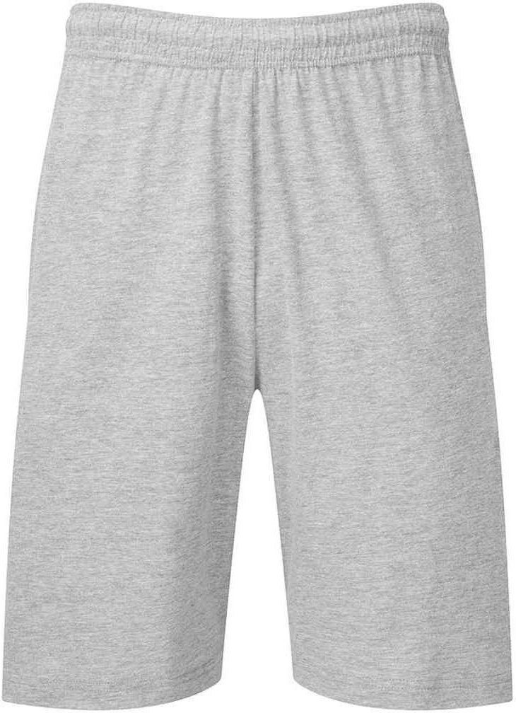 Fruit of the Loom - "Iconic 195" Jersey-Shorts für Herren (Grau meliert)