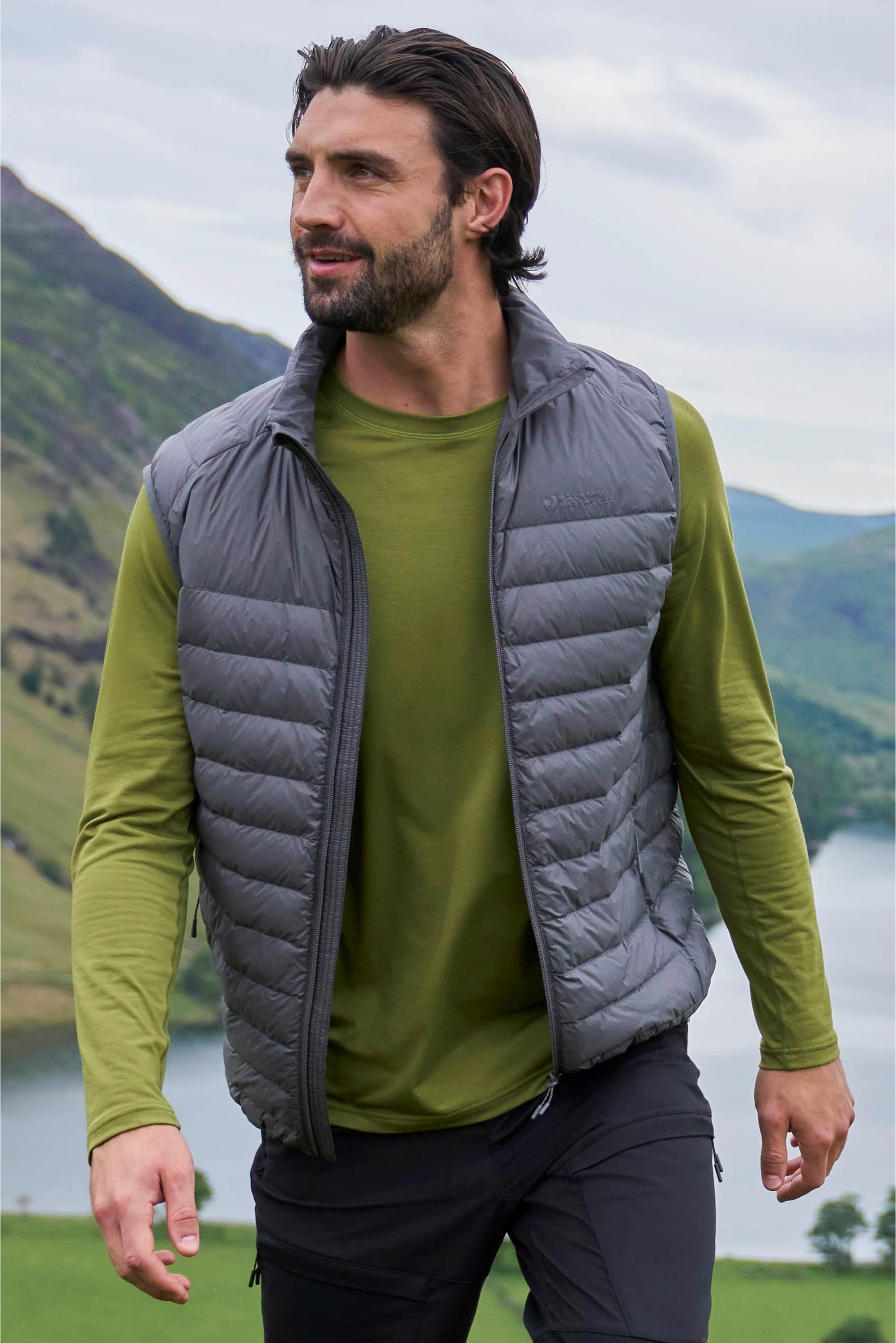 Mountain Warehouse - "Featherweight II" Weste für Herren (Grau)