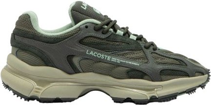 Lacoste - "L003 2K24" Sneaker für Herren, Wildleder (Grün)