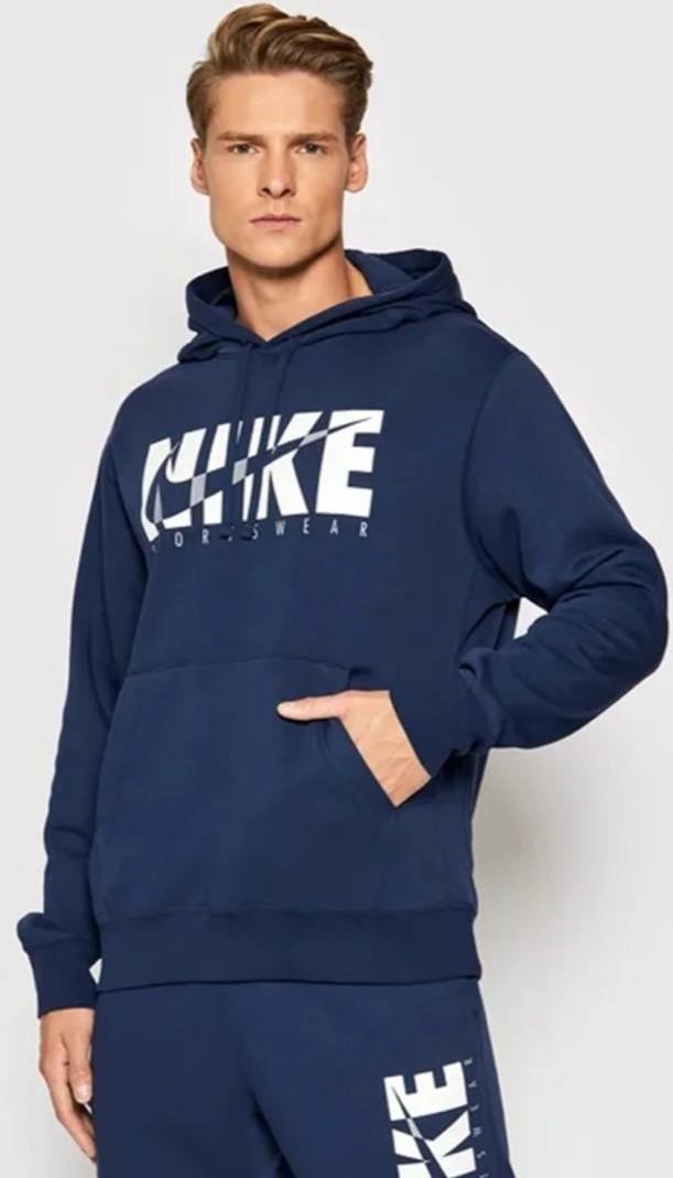 Nike Herren Sportswear Fleece-Kapuzenpullover in Marine