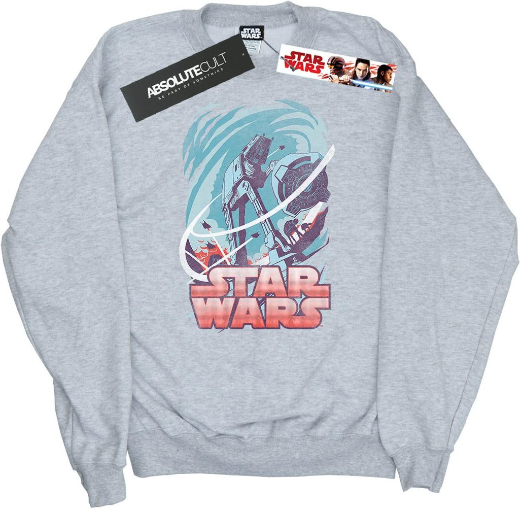 Star Wars Sweat-shirt Hoth Swirl pour hommes (Gris sportif)
