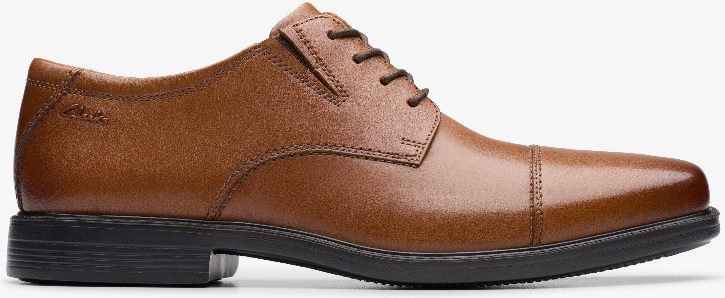 Cosgrove Cap Dunkelbraune Leder-Schuhe