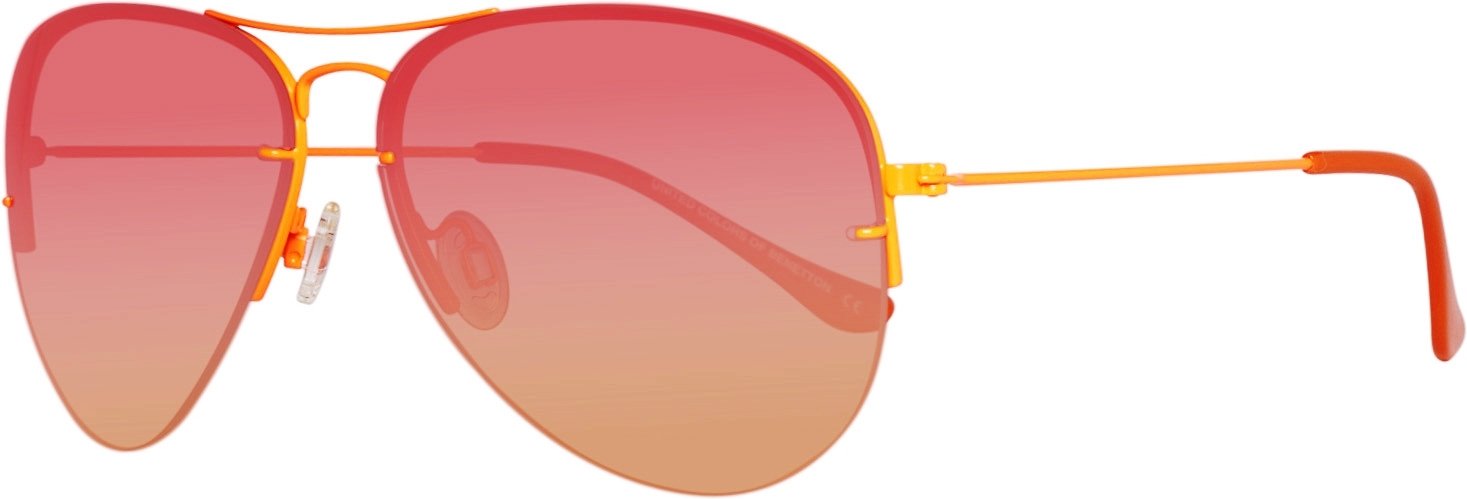 Benetton Unisex-Sonnenbrillen 60/14/140 mm Metall