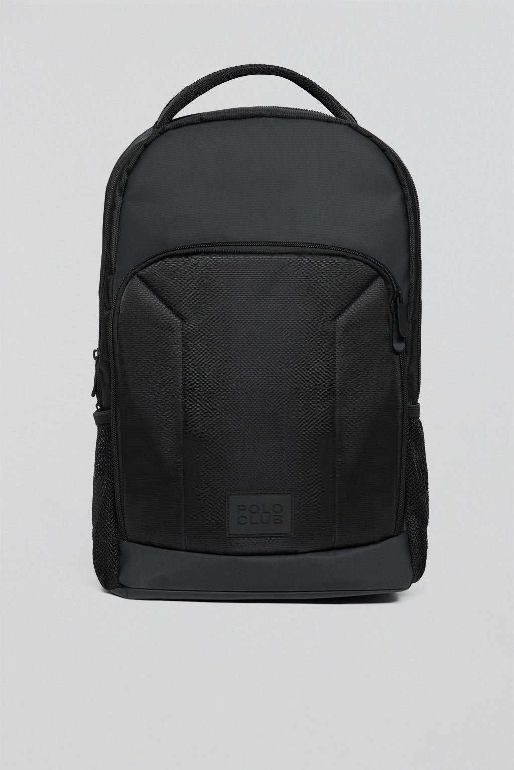 Rucksack Harlem schwarz mit Polo Club Details