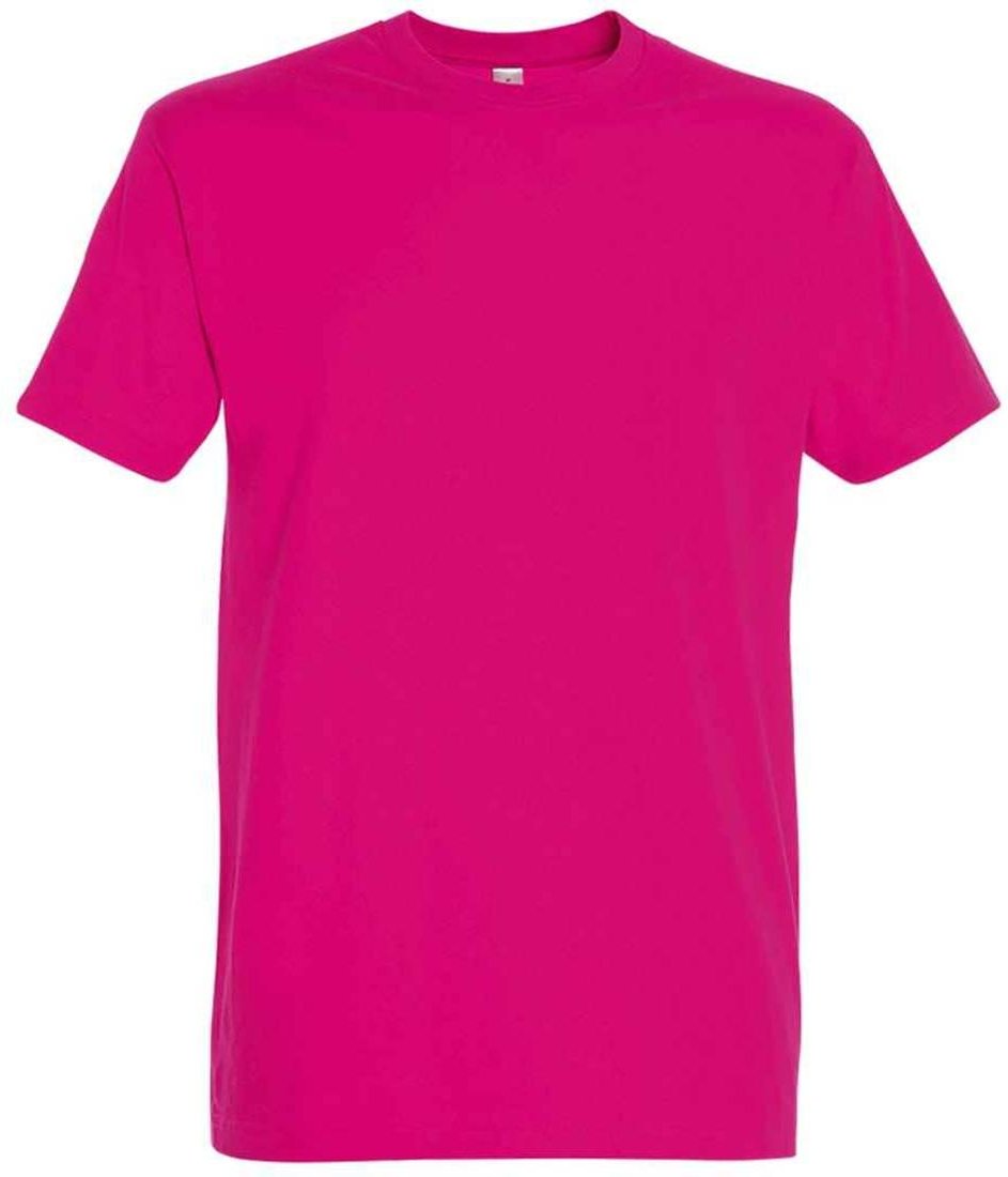 SOLS - "Imperial" T-Shirt Schwere Qualität für Herren/Damen Unisex (Fuchsie)