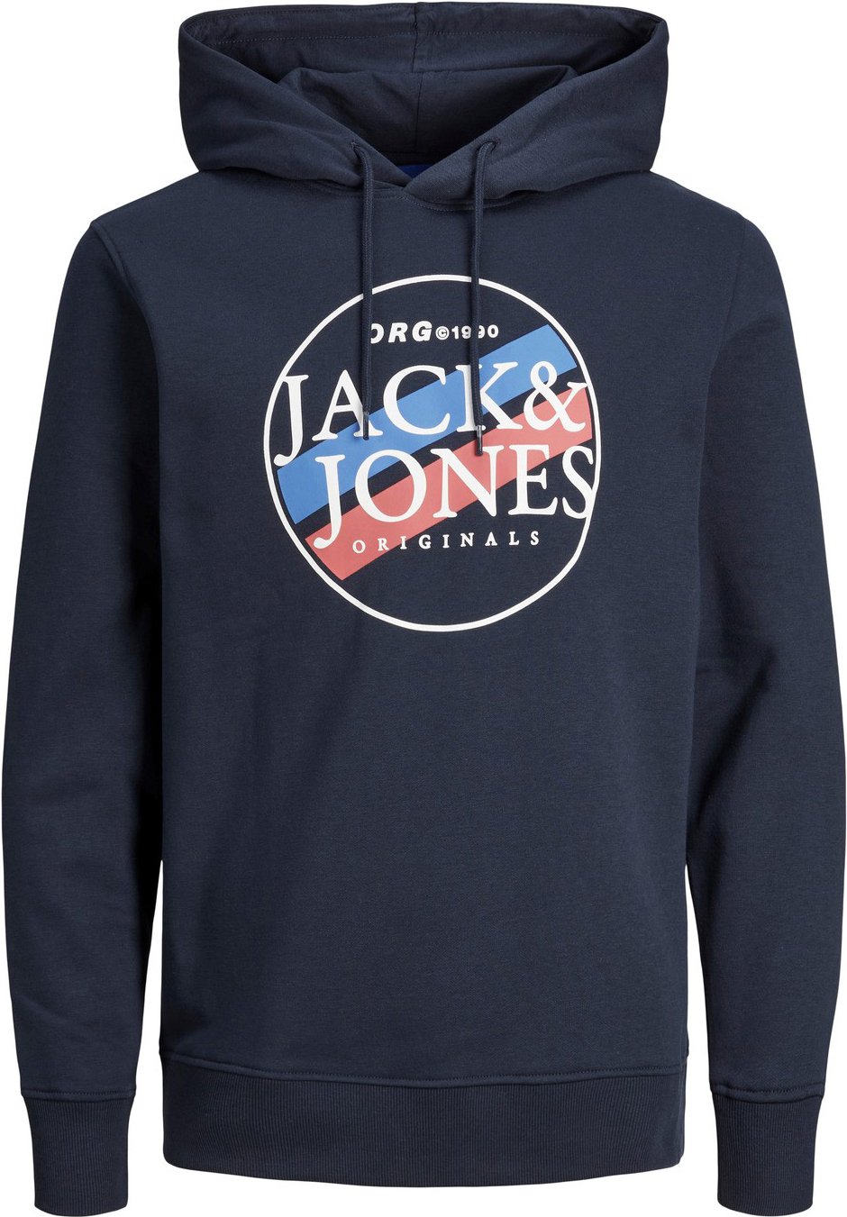 Jorcody Sweat Hood von Jack & Jones in der farbe Blau und in größe M.