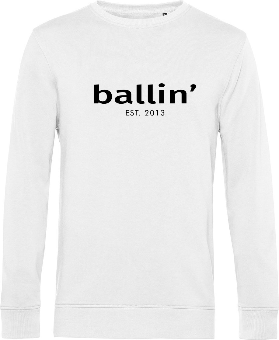 Basic Sweater von Ballin Est. 2013 in der farbe Weiss und in größe L.