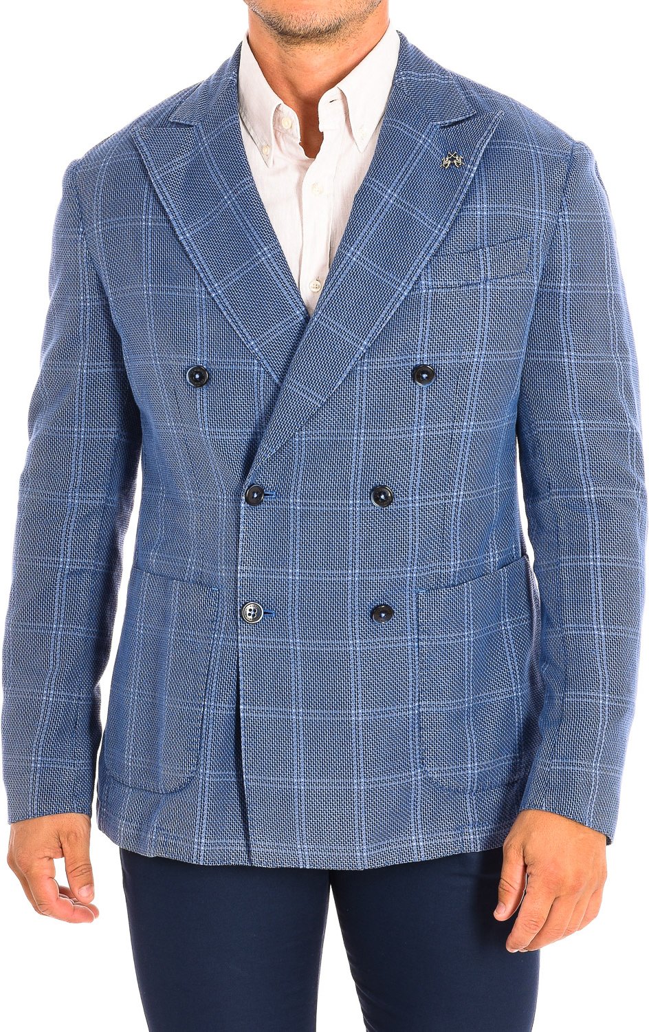 Langärmeliger Blazer mit normaler Passform LMJA03-TL101 Mann