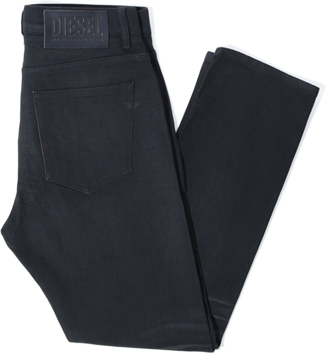Jean D-Viker droit Diesel Pour Homme en Noir