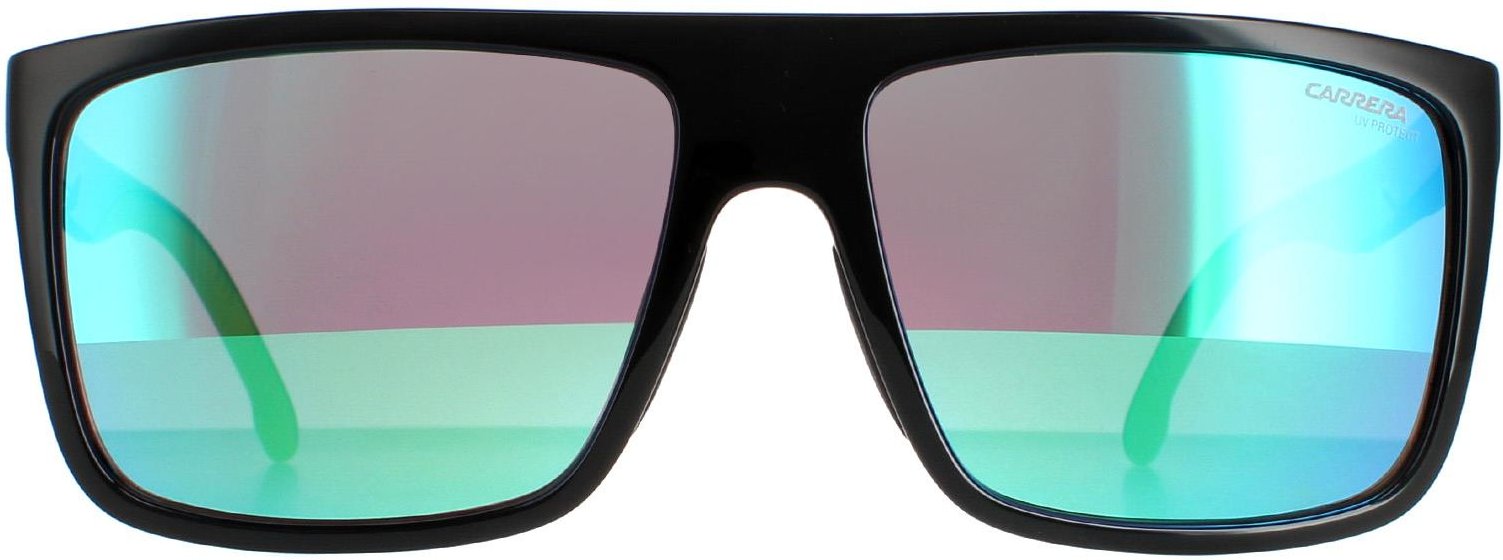 Thumbnail - Carrera Square Herren Schwarz Grün Grün Multilayer Spiegel 8055/S