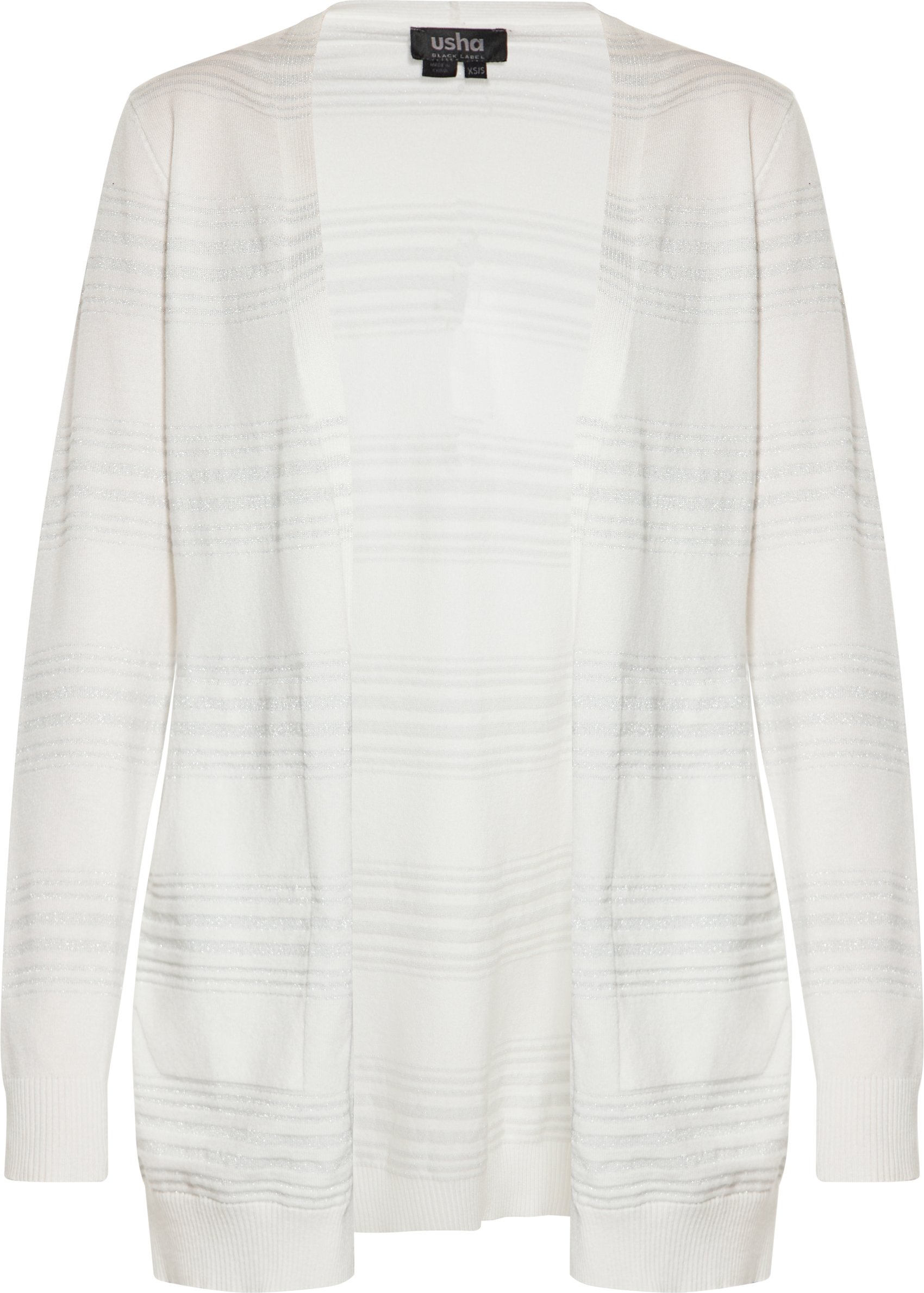 usha Strickjacke Damen Wollweiß