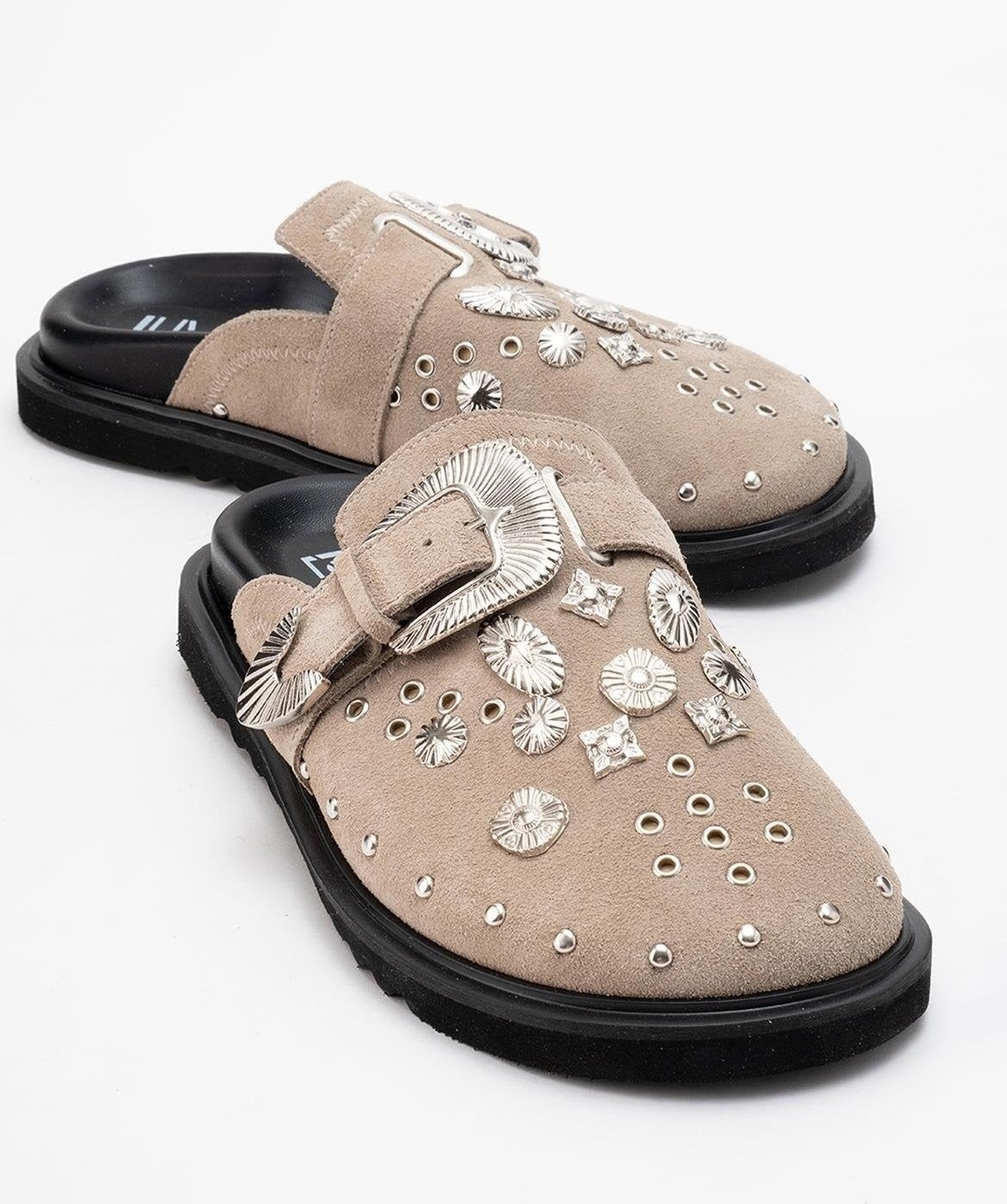 Maril Leder Schnallen Sandale