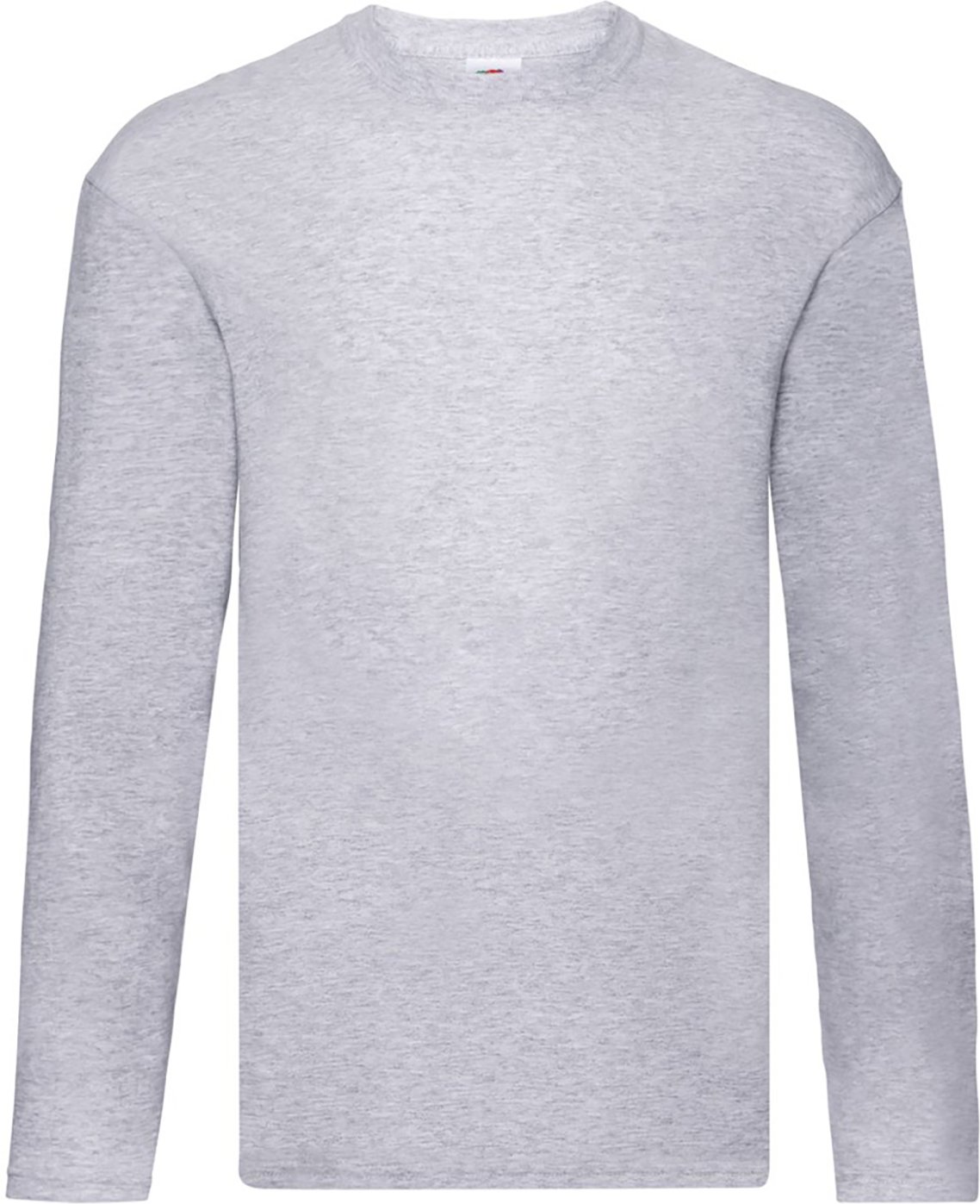 Fruit Of The Loom Herren R Langarm T-Shirt (Heather Grey)