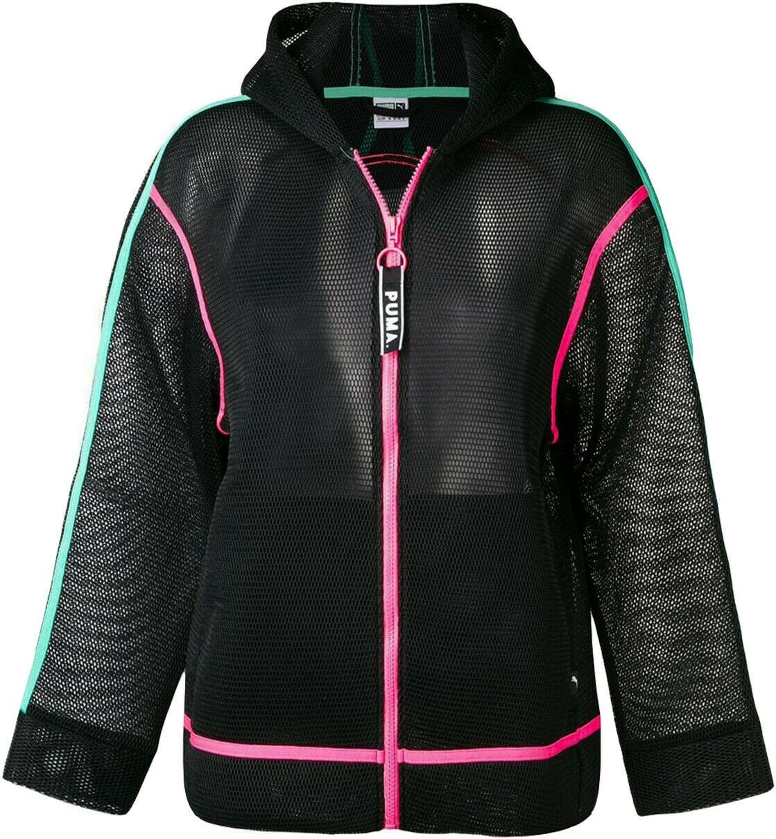 Puma Chase Spacer Damen-Trainingsjacke in Schwarz