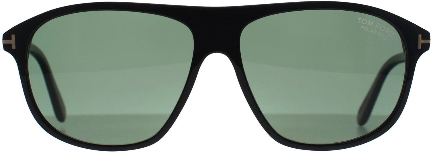 Tom Ford Prescott FT1027 01R glänzend schwarz grün polarisierte Sonnenbrille