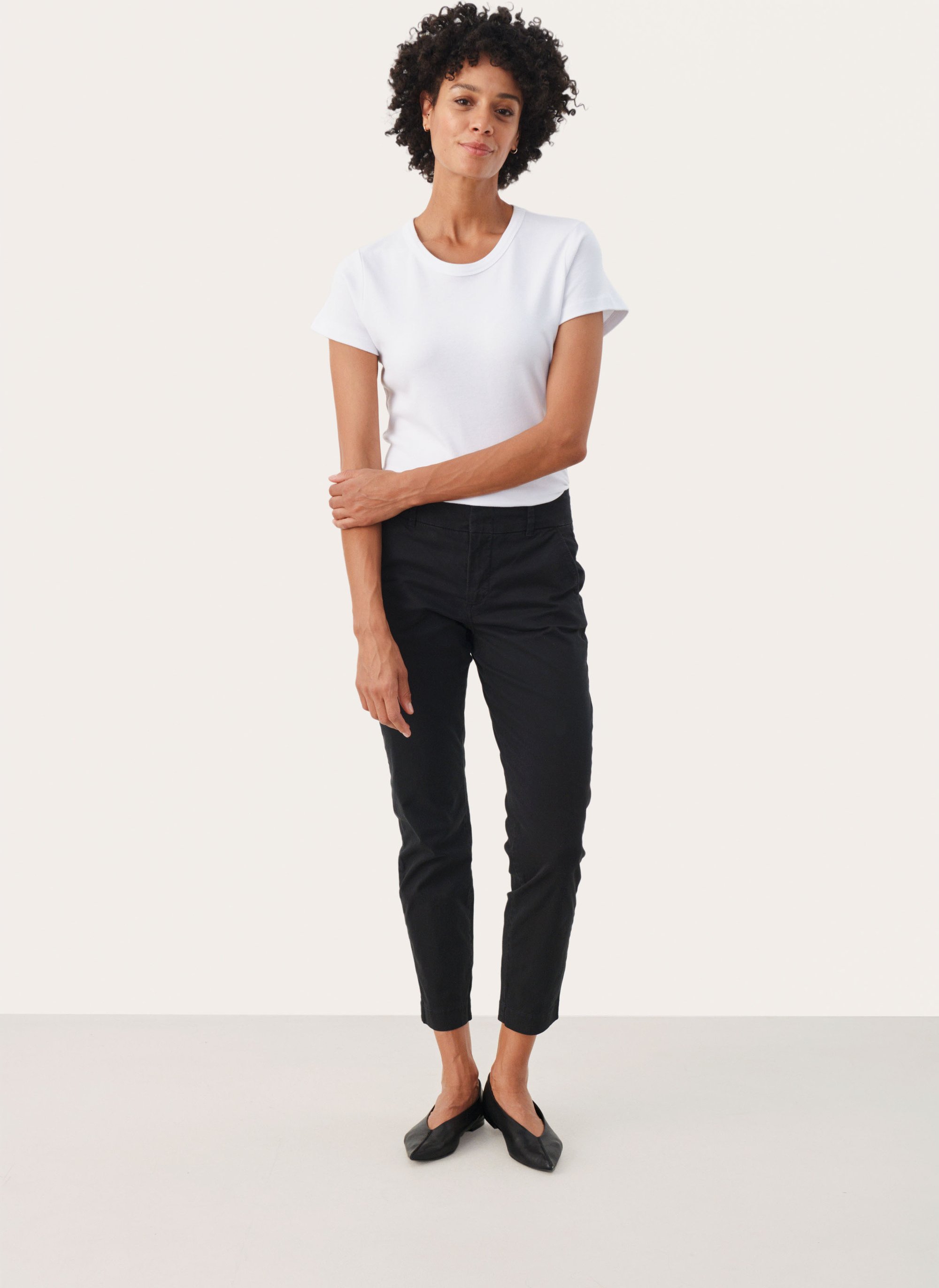 Casual Hose Gerade Passform Blue Graphite blue