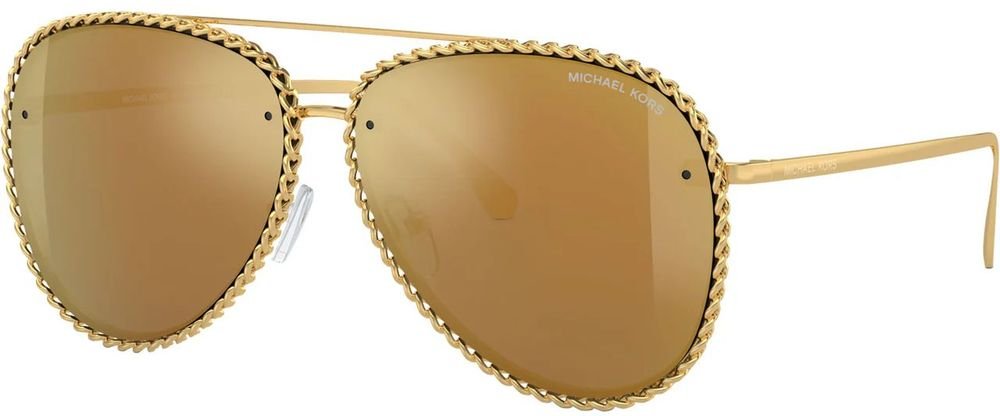 Michael Kors Goldmetall-Sonnenbrille