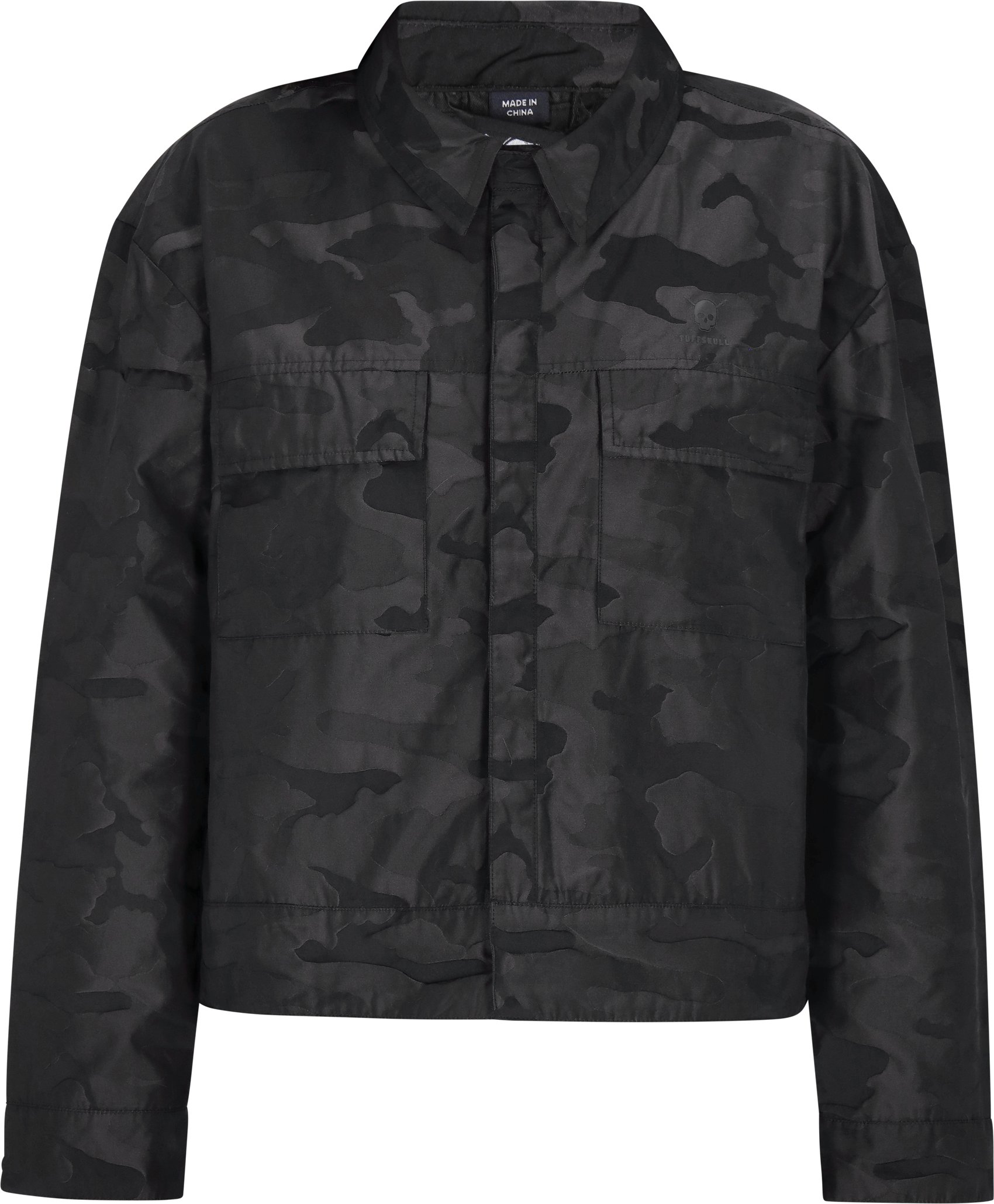 Thumbnail - TUFFSKULL Blouson Damen Grau Camouflage