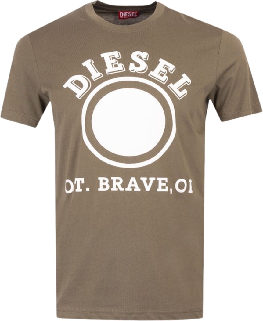 Diesel 1976 Varsity Logo Ivy Green T-Shirt