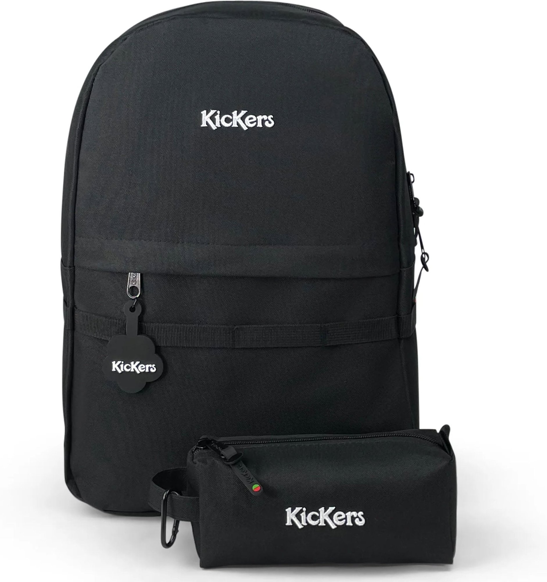 Kickers Gemini Schwarzer Rucksack mit Federmäppchen