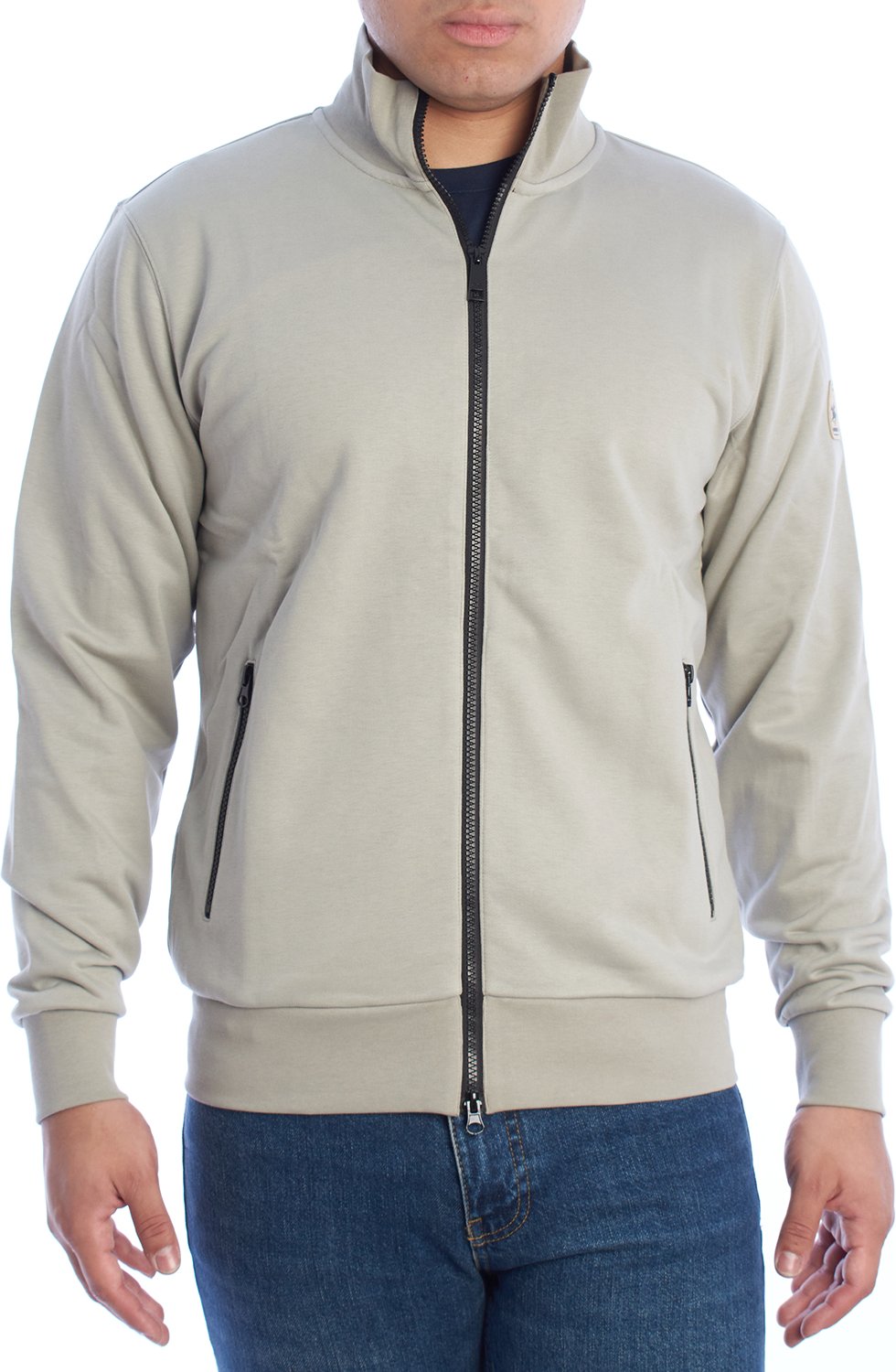 Sweatshirt mit normaler Passform und Reißverschluss YMF004-FP565 Herren