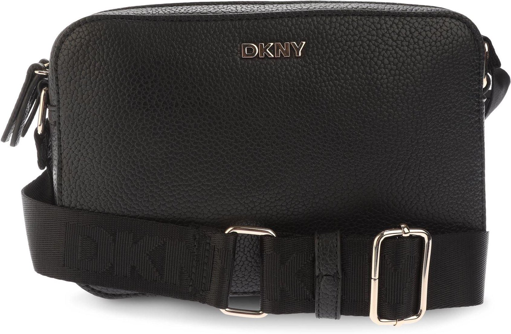 DKNY - "Tutu" Kameratasche, Doppelreißverschluss (Schwarz)