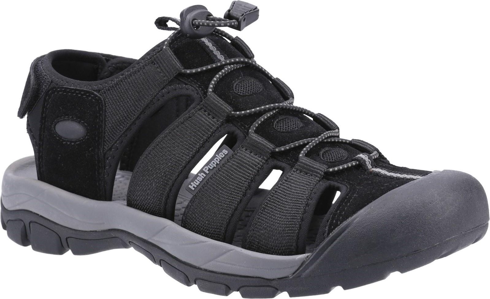 Hush Puppies Herren Peru Sandalen (Schwarz)