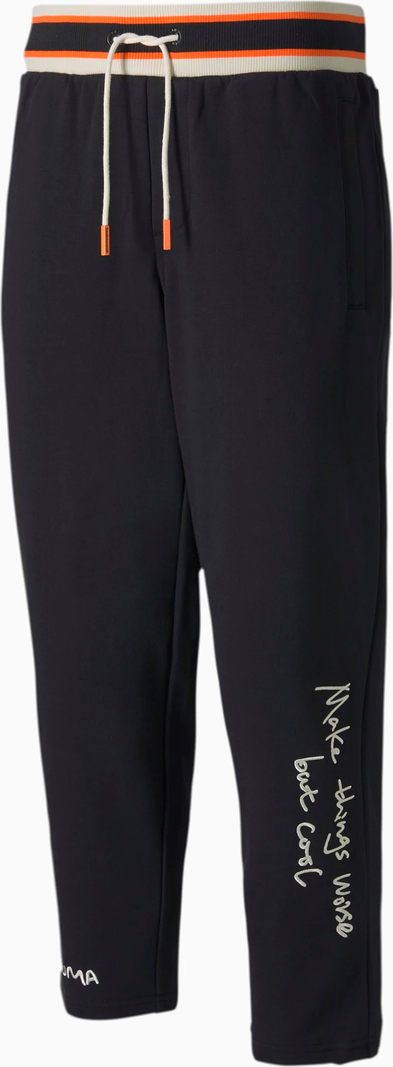 Puma x Rdet Randomevent Black Herren Cropped Sweat Hosen Jogger 596667 01