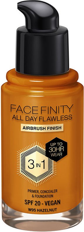 Thumbnail - Facefinity All Day Flawless 3 In 1 Foundation #w95-haselnuss 30 ml