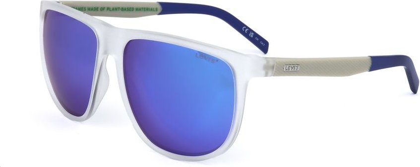 Pflanzenbasierte Sonnenbrille mit verspiegelten Gläsern