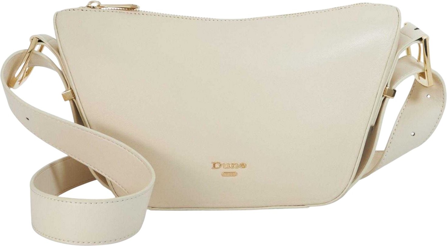 Dune London - "Delicately" Handtasche für Damen , Wildleder (Ecru)