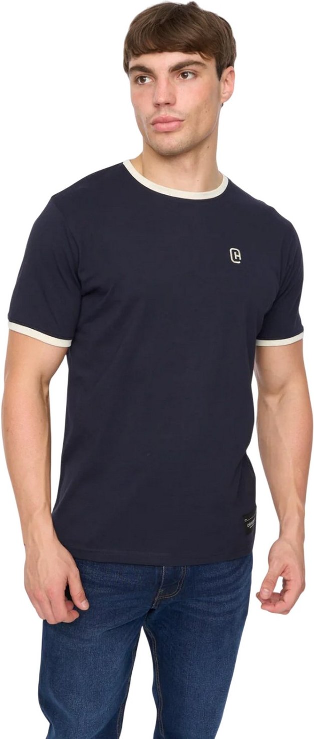 Crosshatch - "Lamtopi" T-Shirt für Herren (Marine)