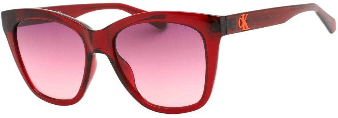 Calvin Klein - Farbverlauf-Sonnenbrille für Damen (Kirschrot)