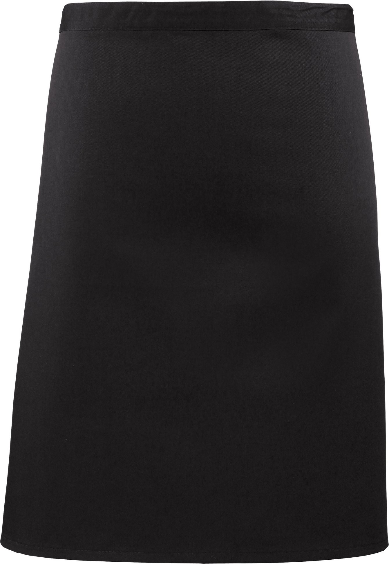 Premier Ladies/Womens Mid-Length Apron (2er-Pack) (Schwarz)