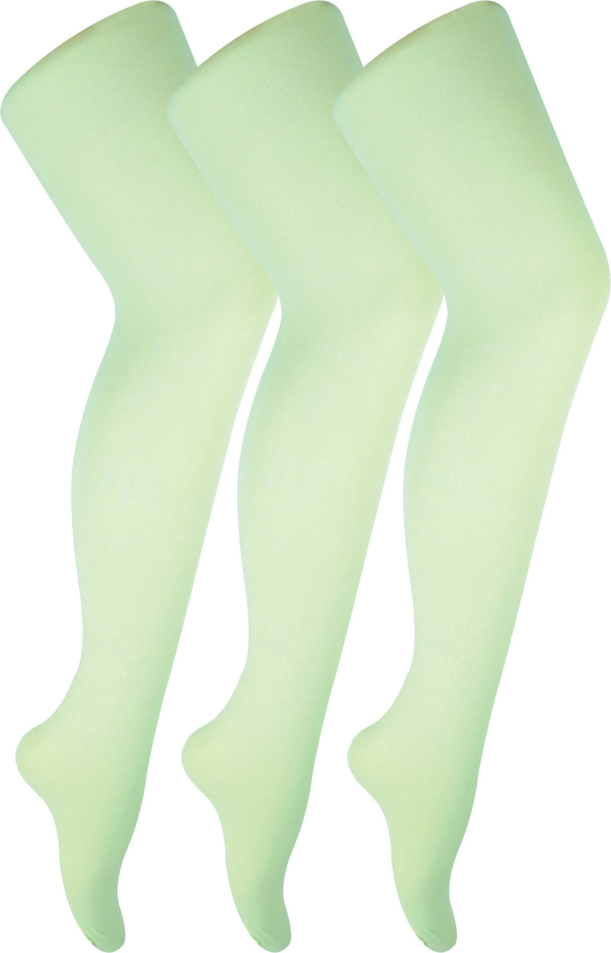 Thumbnail - 3 Paar Multipack Damen 40 Denier Pastellstrumpfhosen | Sock Snob | Bequeme weiche helle Strumpfhosen für Frauen - Blassg...
